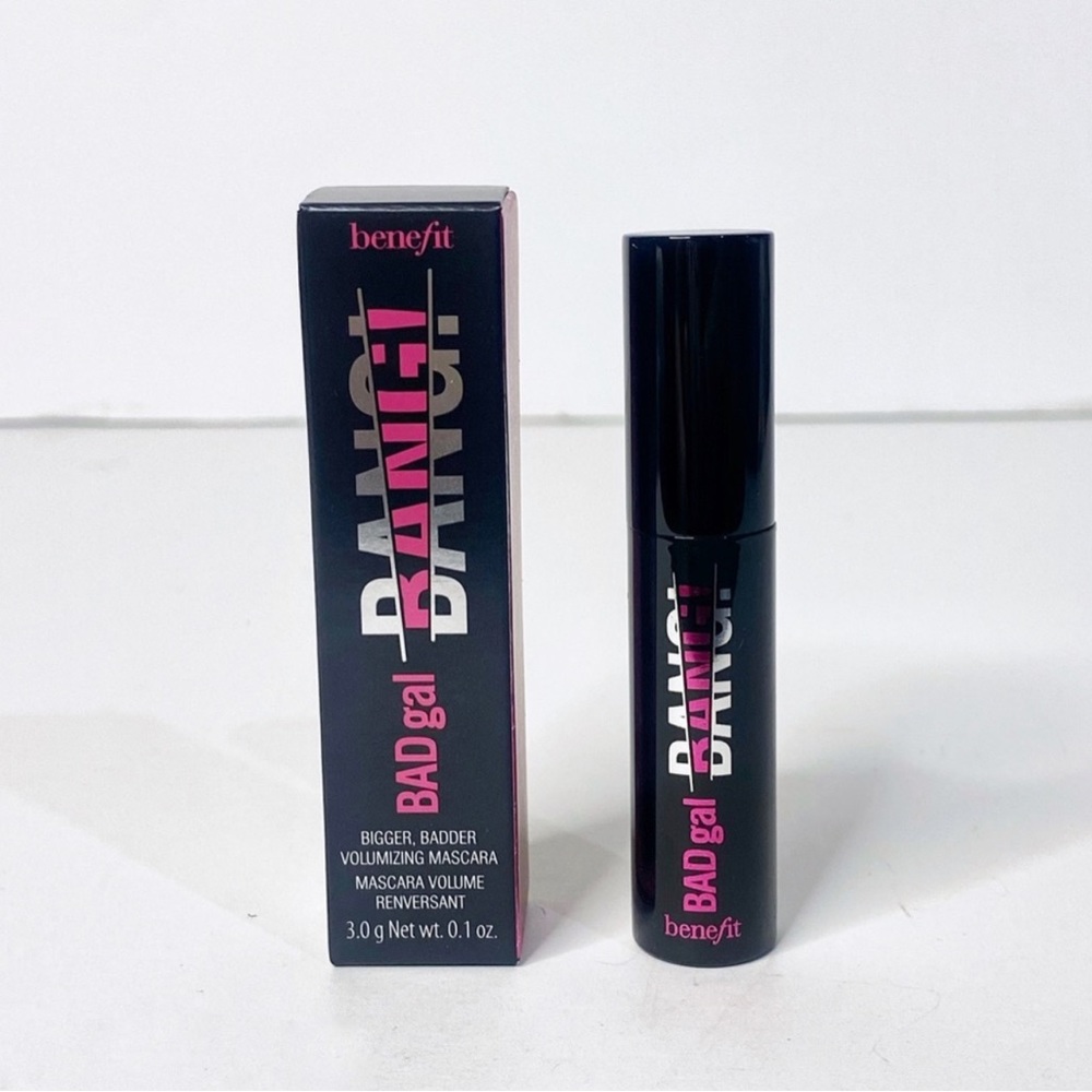 ** 5/$25 ** Benefit Bad Gal Bang Volumizing Black Mascara Mini Size